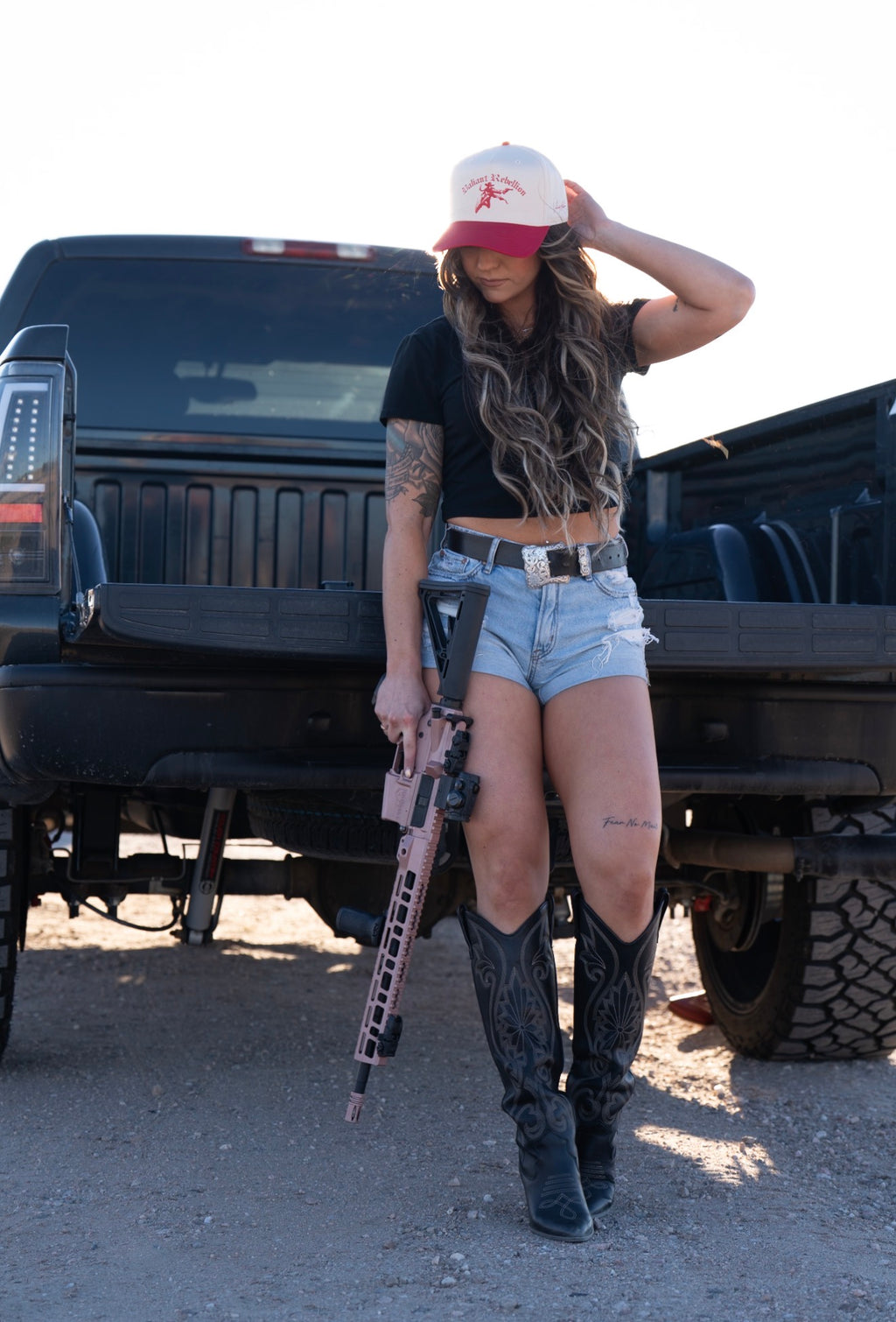 Gunslinger Trucker Red x Off White