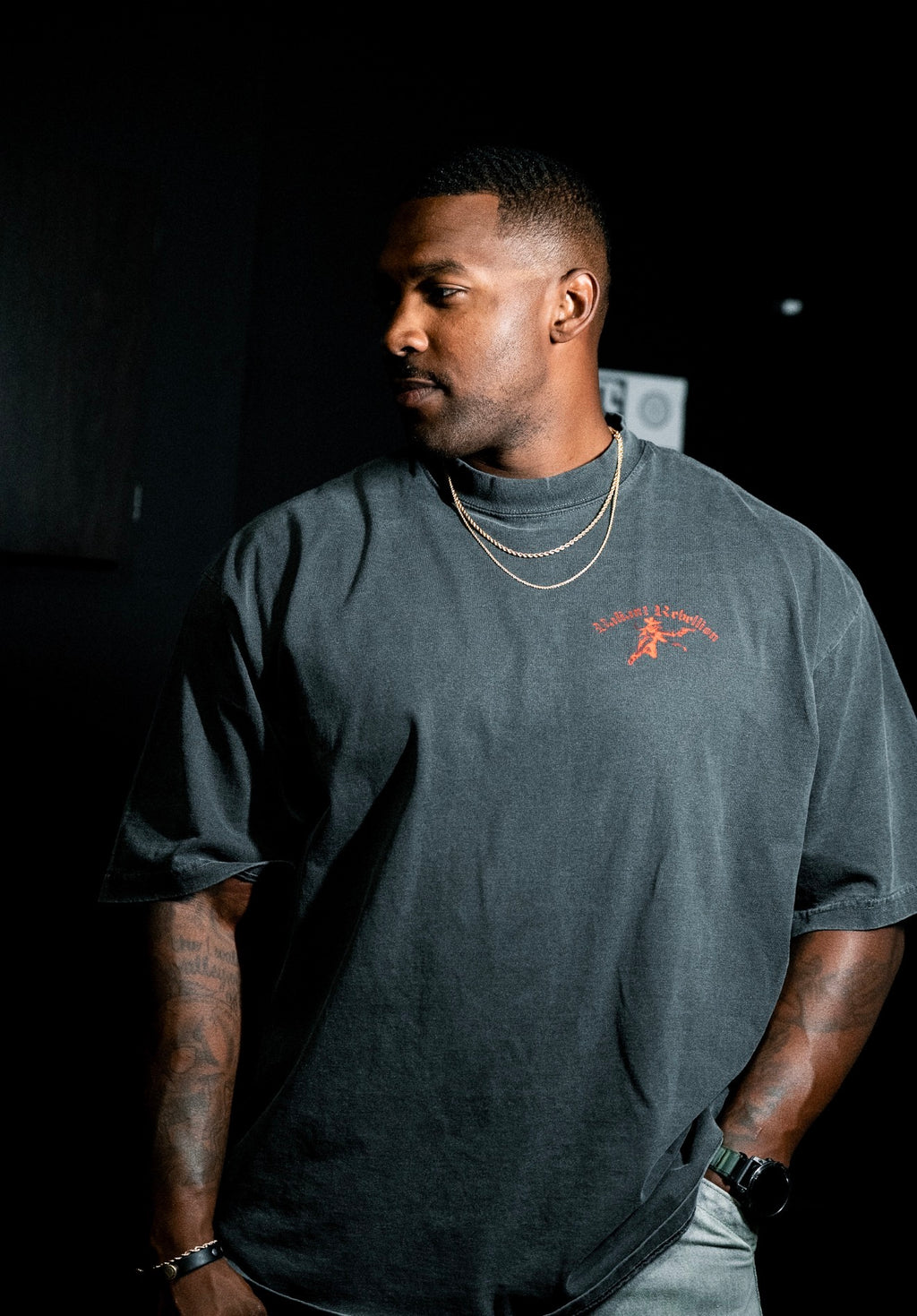 Gunslinger Tee - Shadow x Red