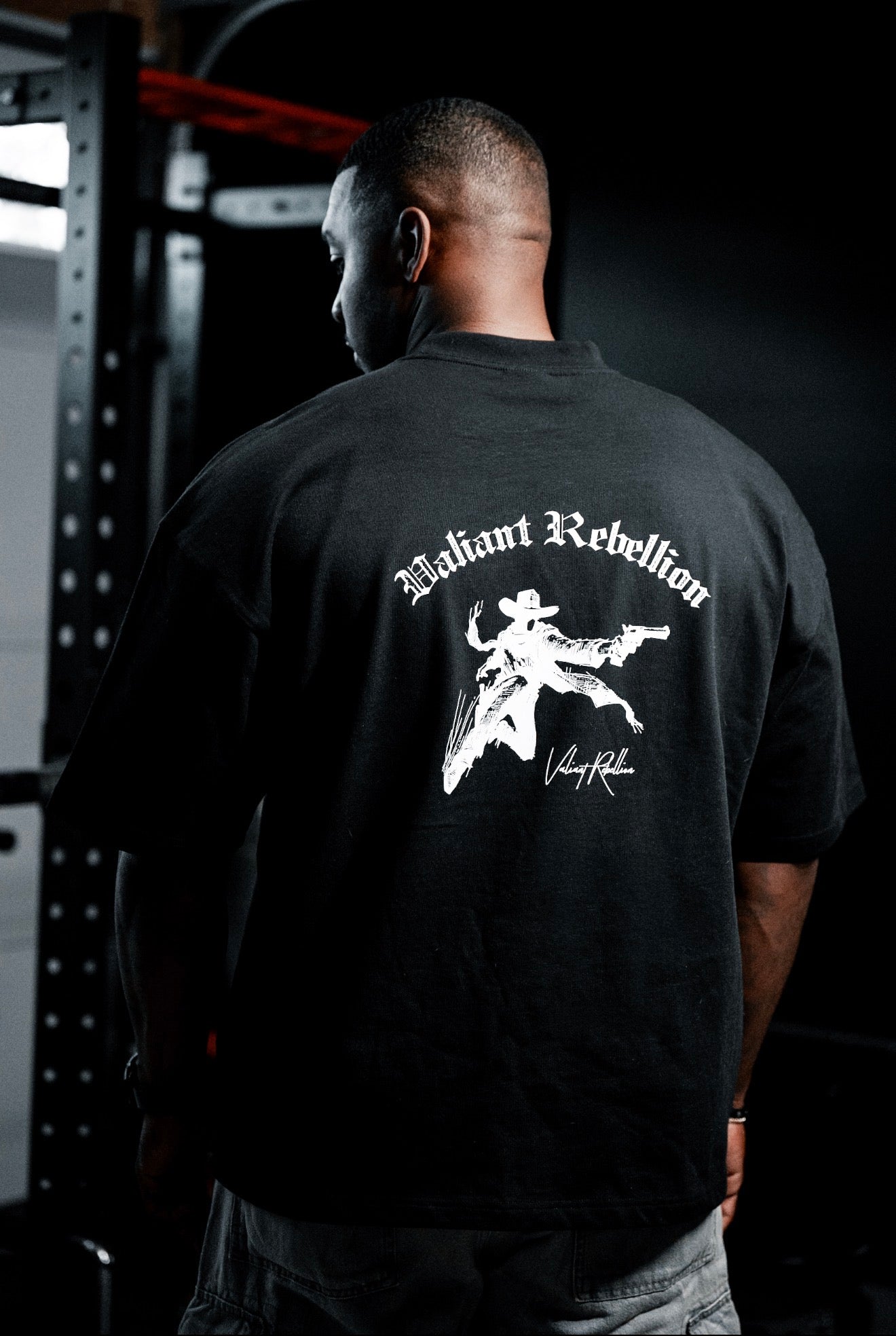 Gunslinger Tee - Black x White